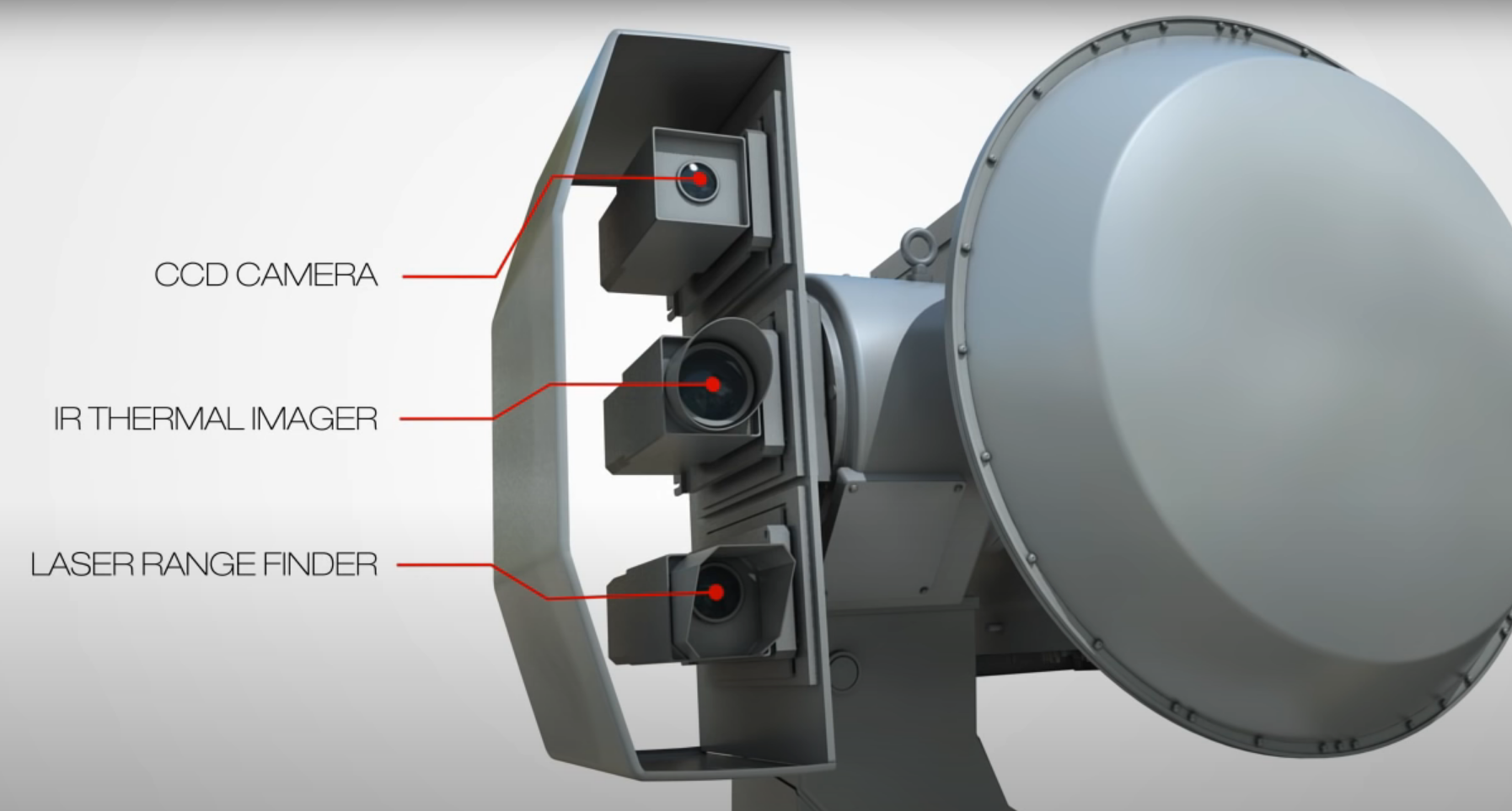 Saab Ceros 200 stealth fire control radar system